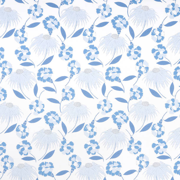 Schumacher Feather Bloom Wallpaper | Perigold